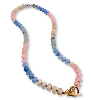 NECKLACE/Cotton Candy Quartz